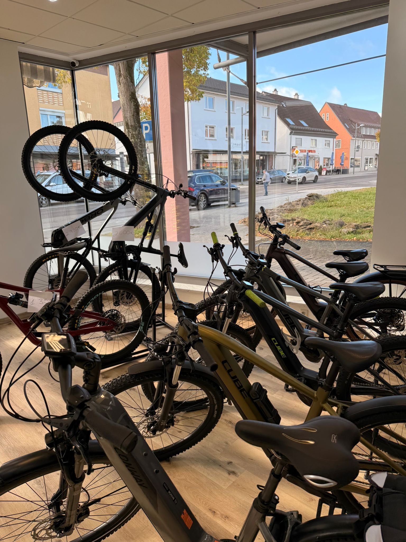 Dettaglio di una bici usata ricondizionata